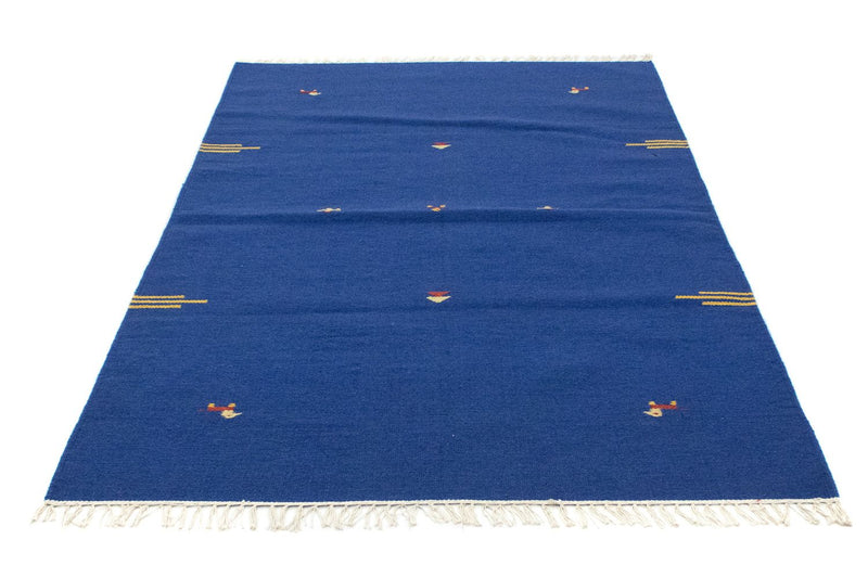 Kelim Modern Teppich 120x180cm - blau