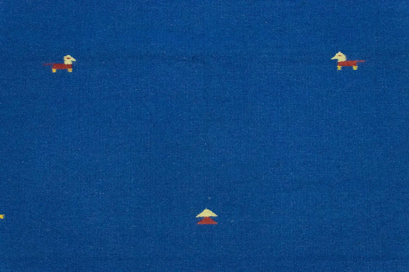 Kelim Teppich - Trendy 120 x 180 cm - blau