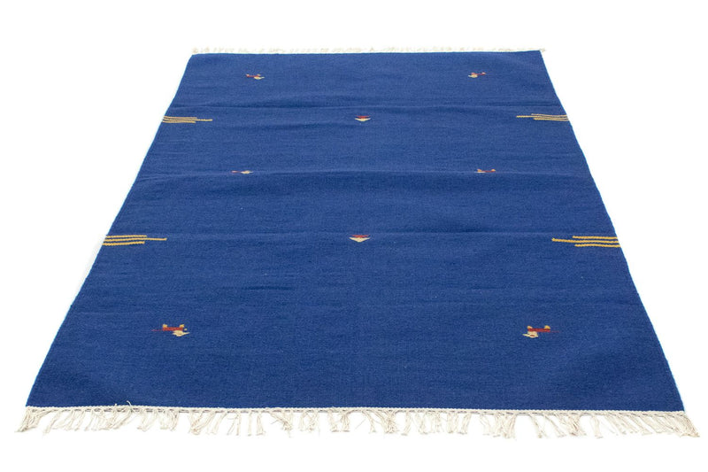 Kelim Teppich - Trendy 120 x 180 cm - blau