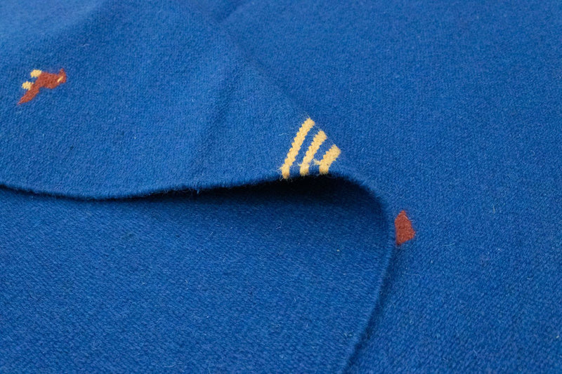 Kelim Modern Teppich 120x180cm - blau