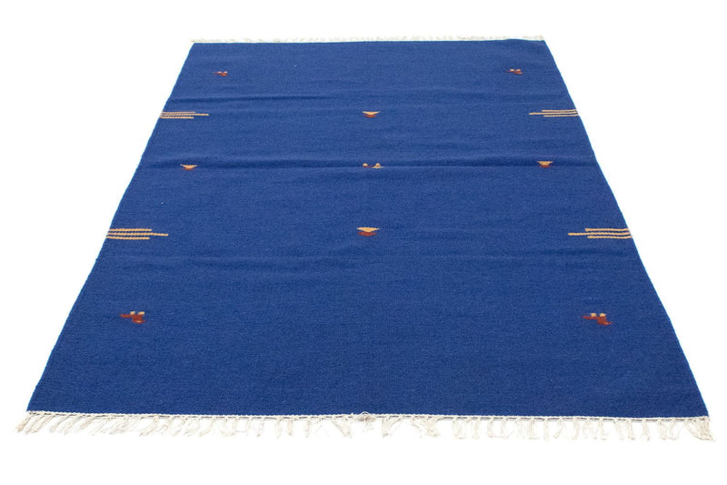 Kelim Modern Teppich 120x180cm - blau