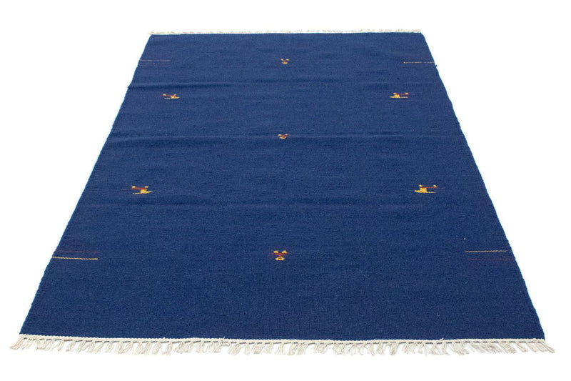 Kelim Modern Teppich 120x180cm - blau