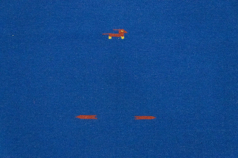 Kelim Modern Teppich 120x180cm - blau