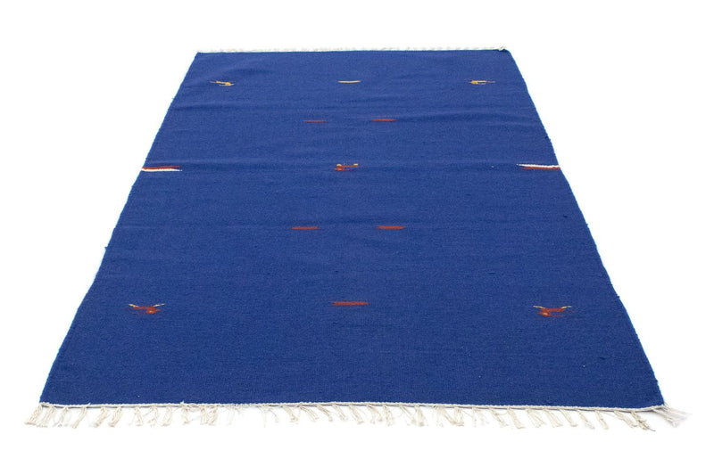 Kelim Modern Teppich 120x180cm - blau