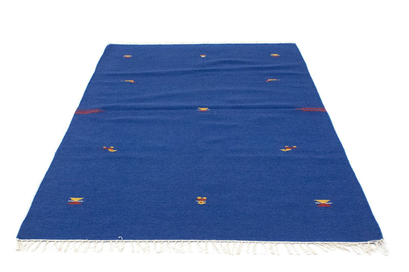 Kelim Teppich - Trendy 120 x 180 cm - blau