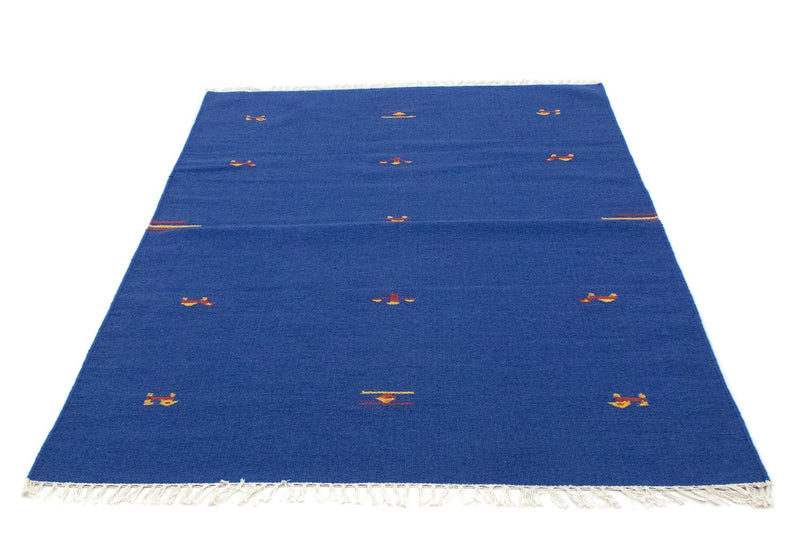 Kelim Teppich - Trendy 120 x 180 cm - blau