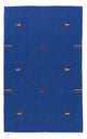 Kelim Modern Teppich 120x180cm - blau