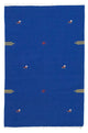 Kelim Modern Teppich 120x180cm - blau