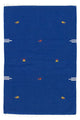 Kelim Teppich - Trendy 120 x 180 cm - blau