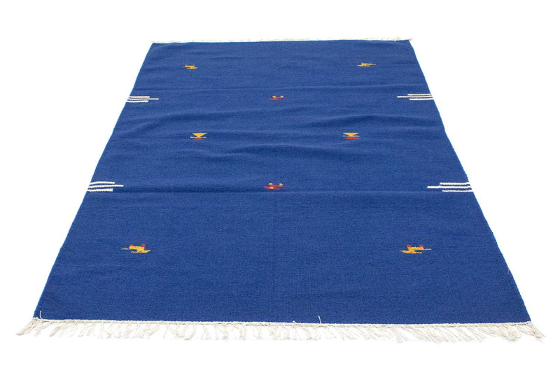 Kelim Teppich - Trendy 120 x 180 cm - blau