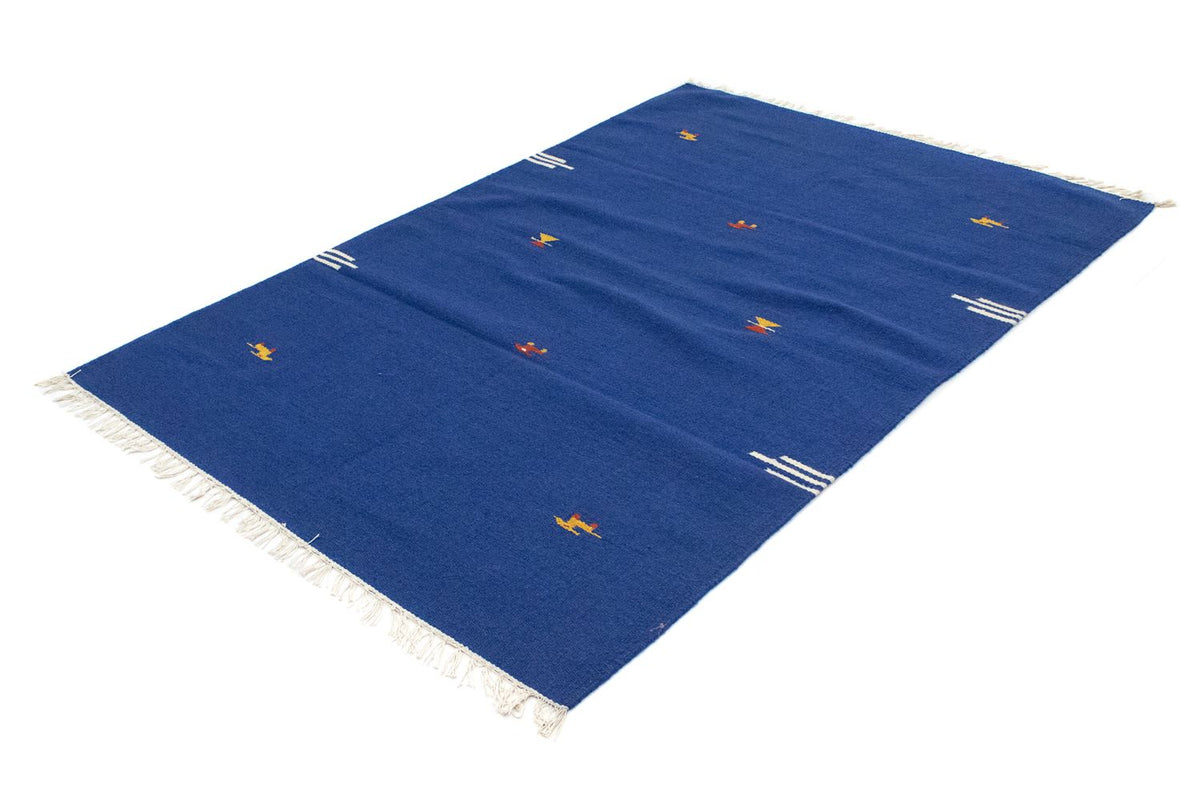 Kelim Teppich - Trendy 120 x 180 cm - blau