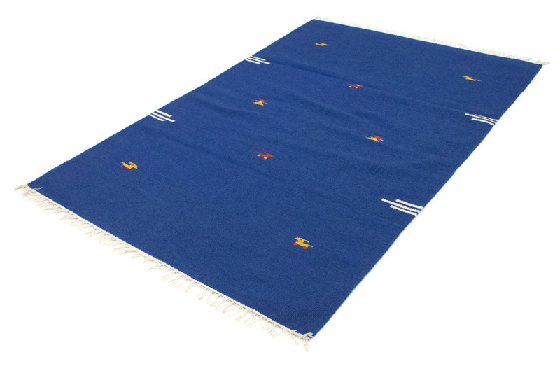 Kelim Teppich - Trendy 120 x 180 cm - blau