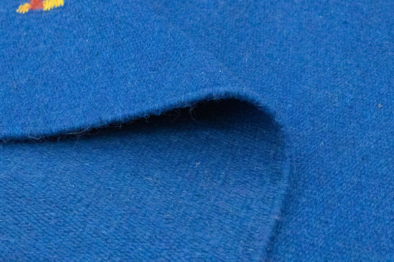 Kelim Teppich - Trendy 120 x 180 cm - blau