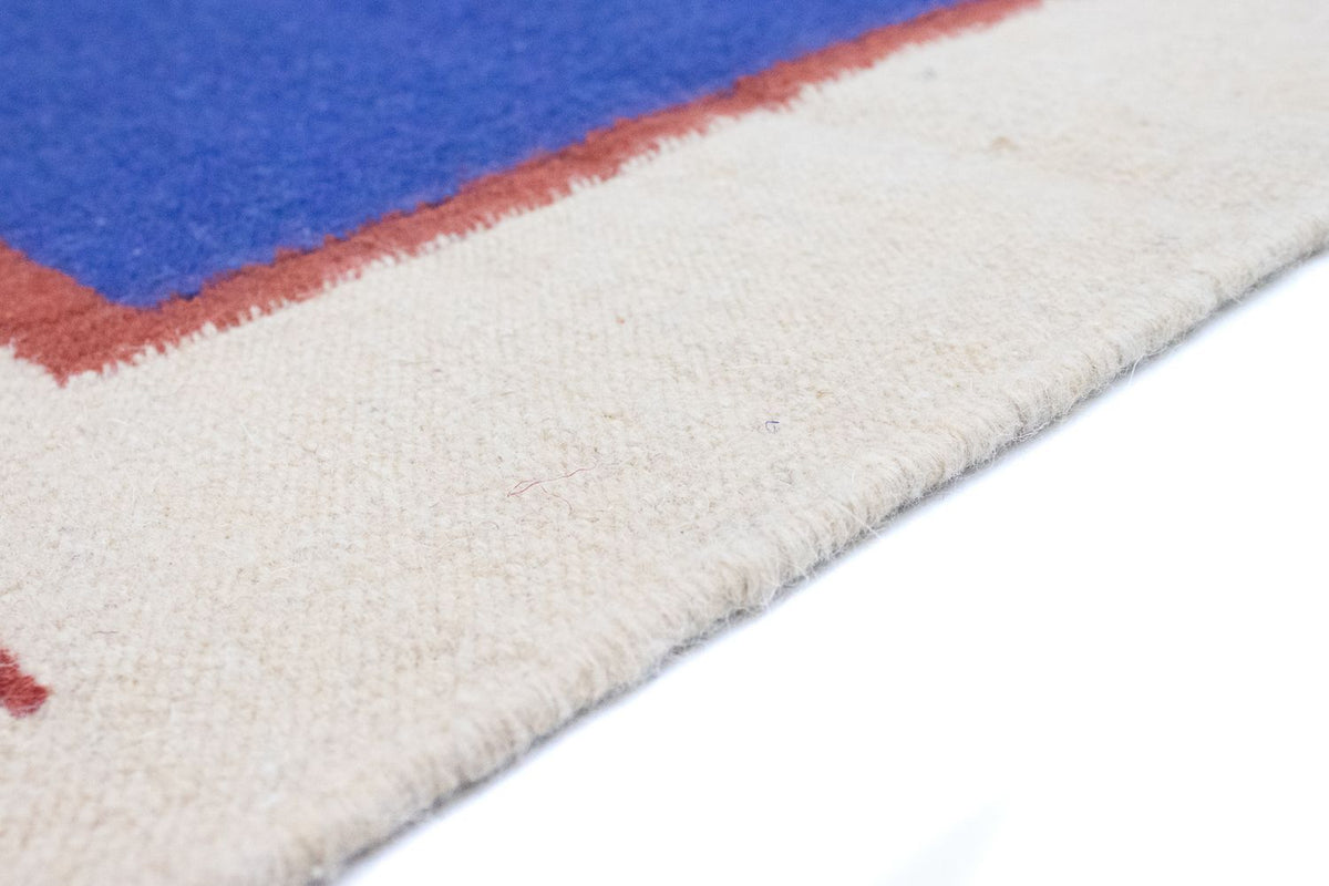 Kelim Teppich - Trendy 120 x 180 cm - blau