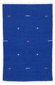 Kelim Modern Teppich 120x180cm - blau