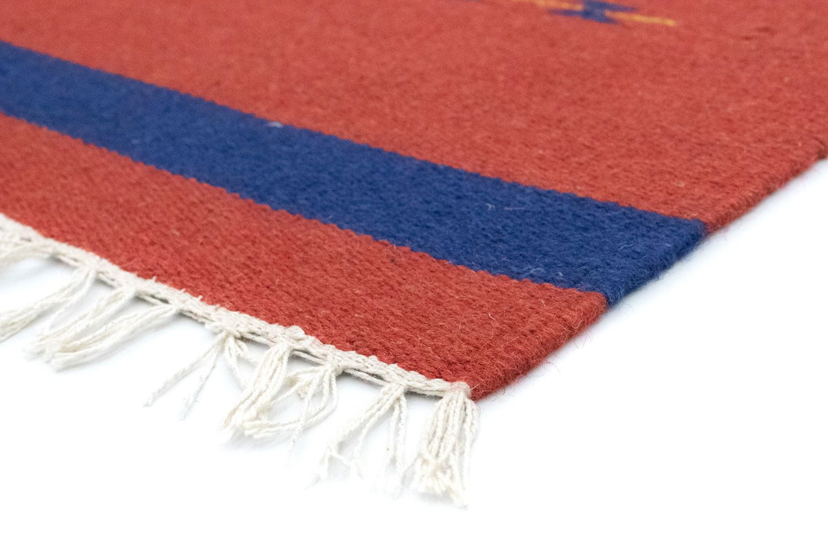 Kelim Modern Teppich 120x180cm - rot