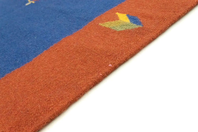 Kelim Modern Teppich 200x300cm - blau