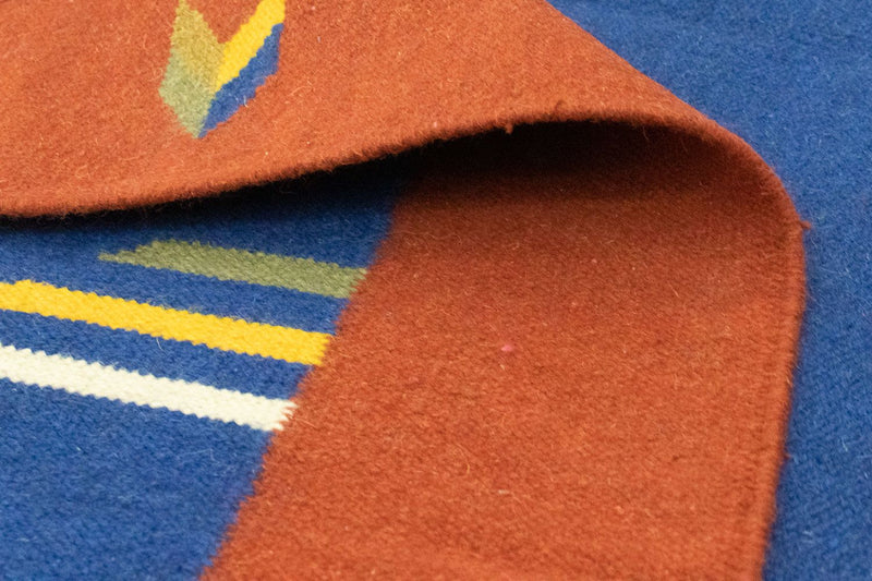 Kelim Modern Teppich 200x300cm - blau