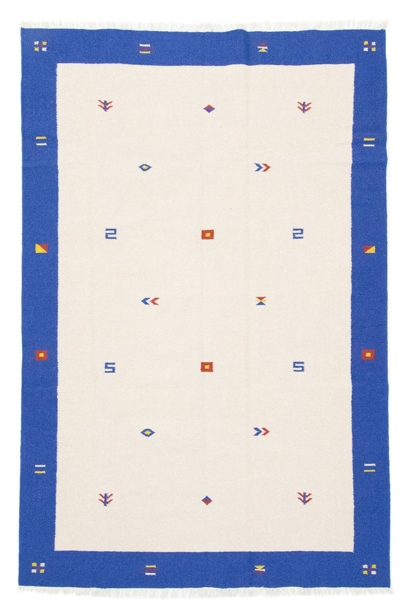 Kelim Modern Teppich 200x300cm - beige