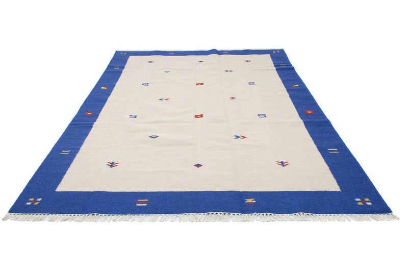 Kelim Modern Teppich 200x300cm - beige