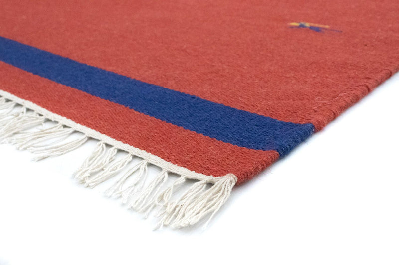 Kelim Modern Teppich 120x180cm - rot