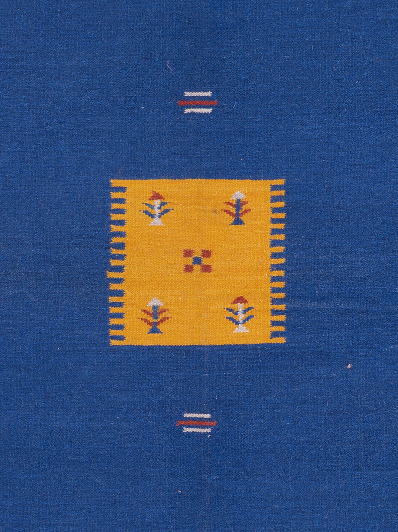 Kelim Modern Teppich 170x240cm - blau