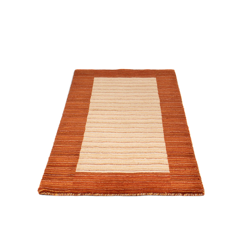 Loribaft Loom Teppich 72x132cm - Wollteppich - beige