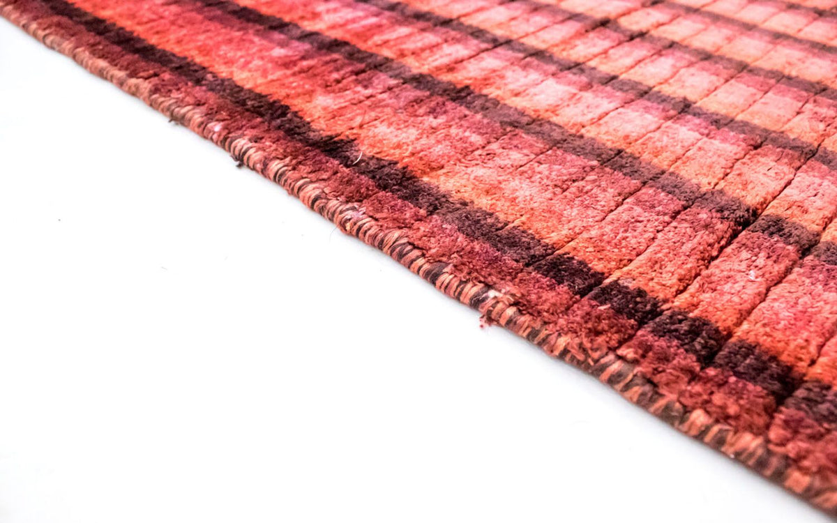 Viskose Teppich 63x203cm - rot