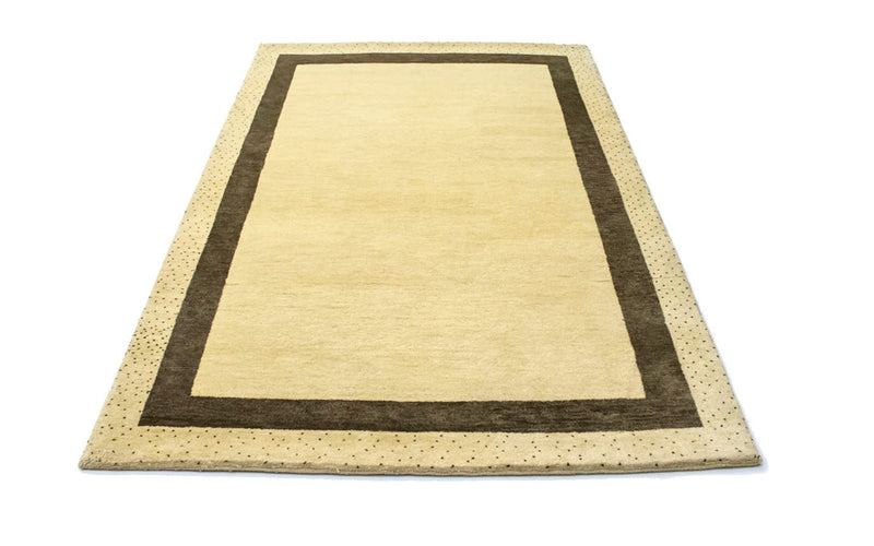 Loribaft Teppich Perser 122x184cm - Wollteppich - beige
