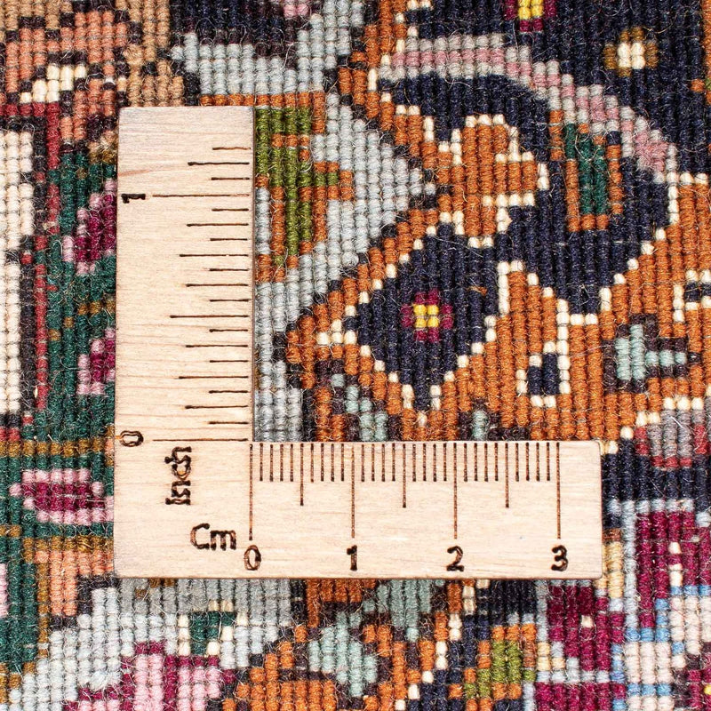 Täbriz - 50 Raj Teppich 304x390cm - Perserteppich - schwarz