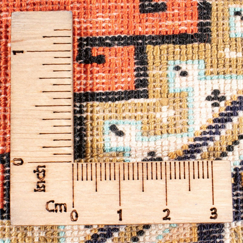 Ghom - Seide Teppich 56x77cm - Perserteppich - orange