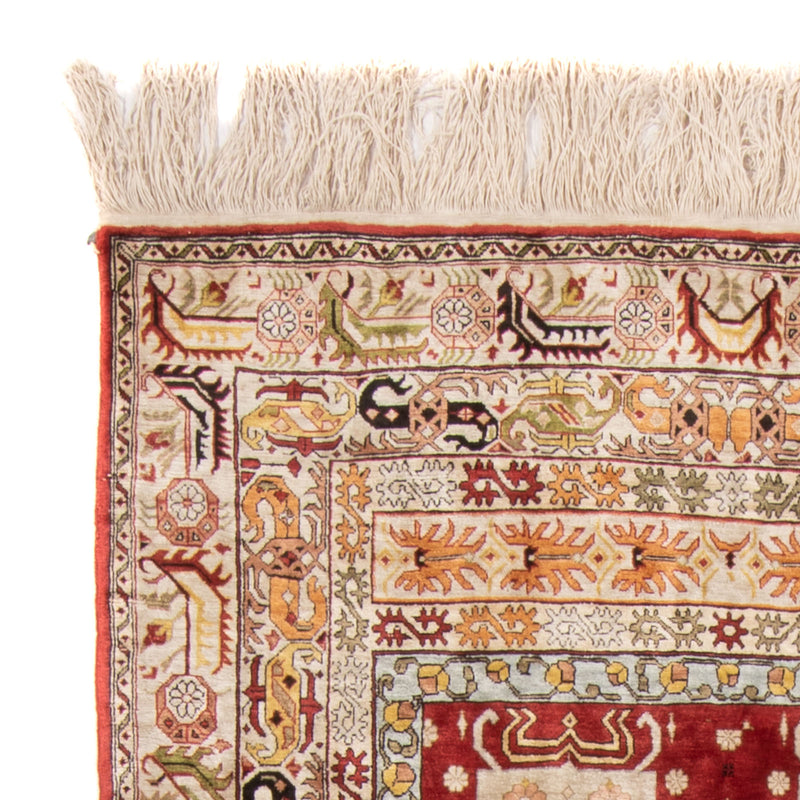 Hereke Teppich 72x119cm - Orientteppich - mehrfarbig