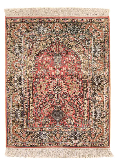 China Seide Teppich 64x86cm - Orientteppich - rot