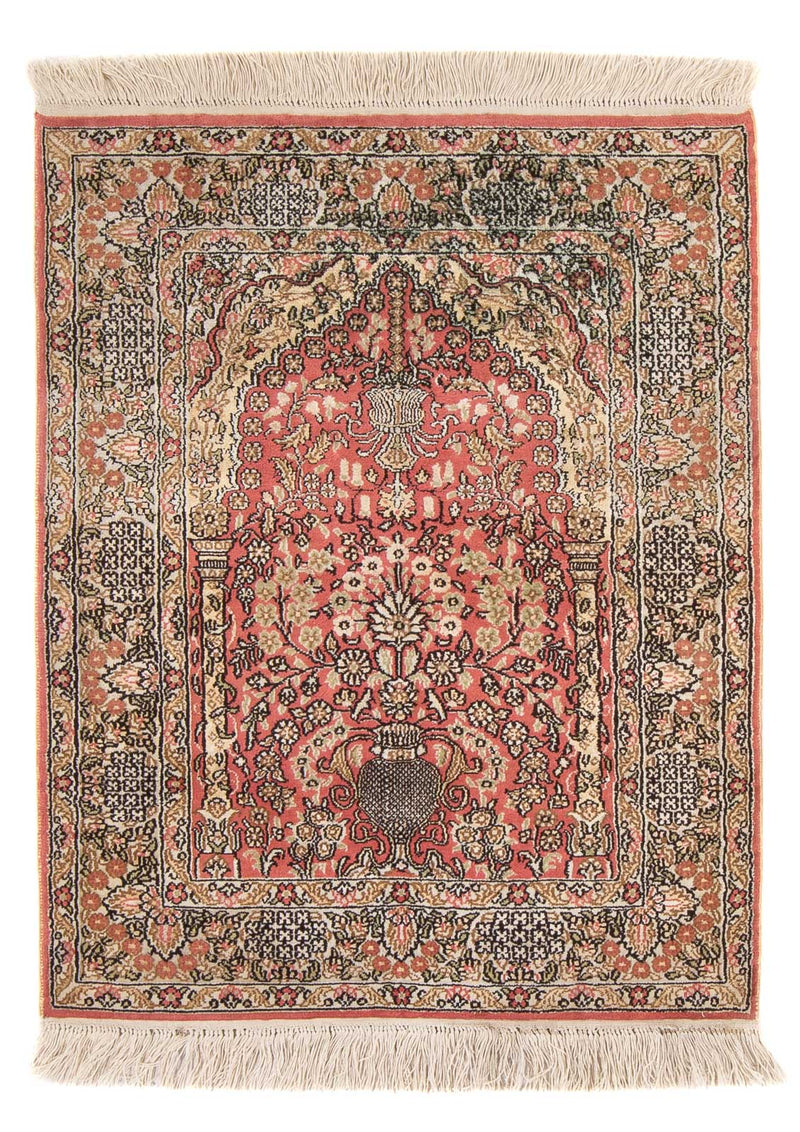 China Seide Teppich 64x86cm - Orientteppich - rot