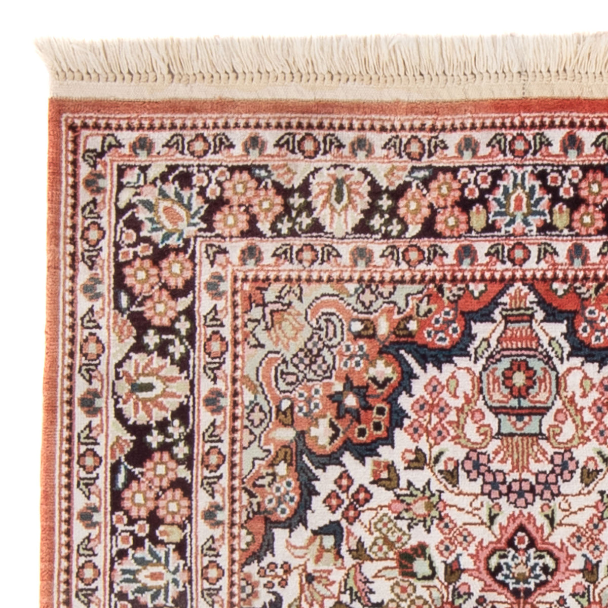 China Seide Teppich 63x91cm - Orientteppich - beige