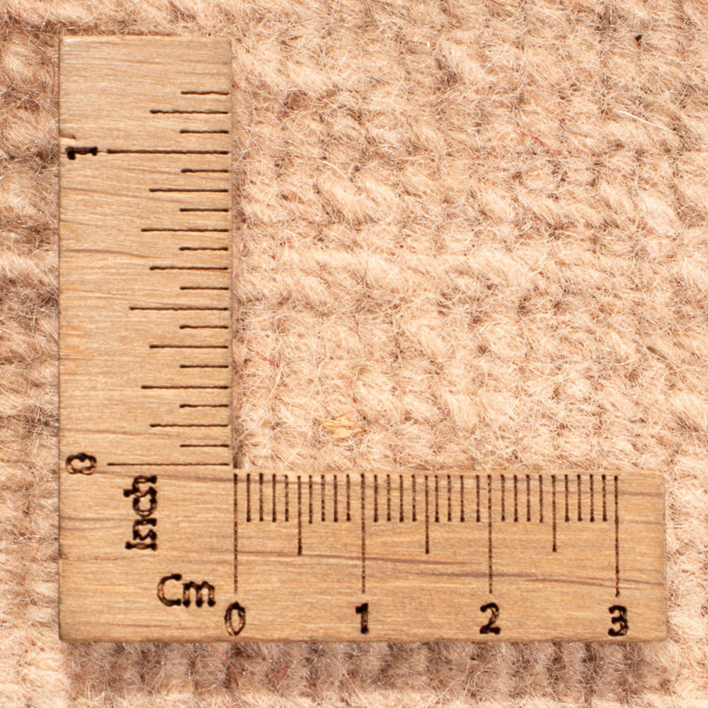 Nepal Teppich 60x90cm - Wollteppich - dunkelbeige