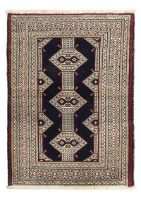 Turkaman Teppich 64x87cm - Orientteppich - dunkelblau – product image