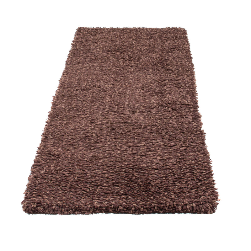 Shaggy Teppich 67x207cm - braun