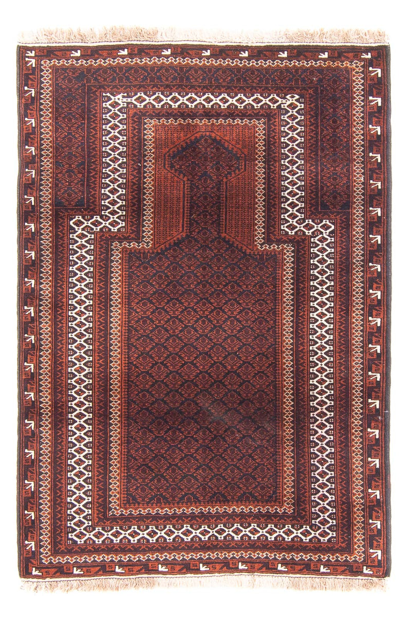Belutsch Teppich - Gebetsteppich - 86 x 130 cm - dunkelblau
