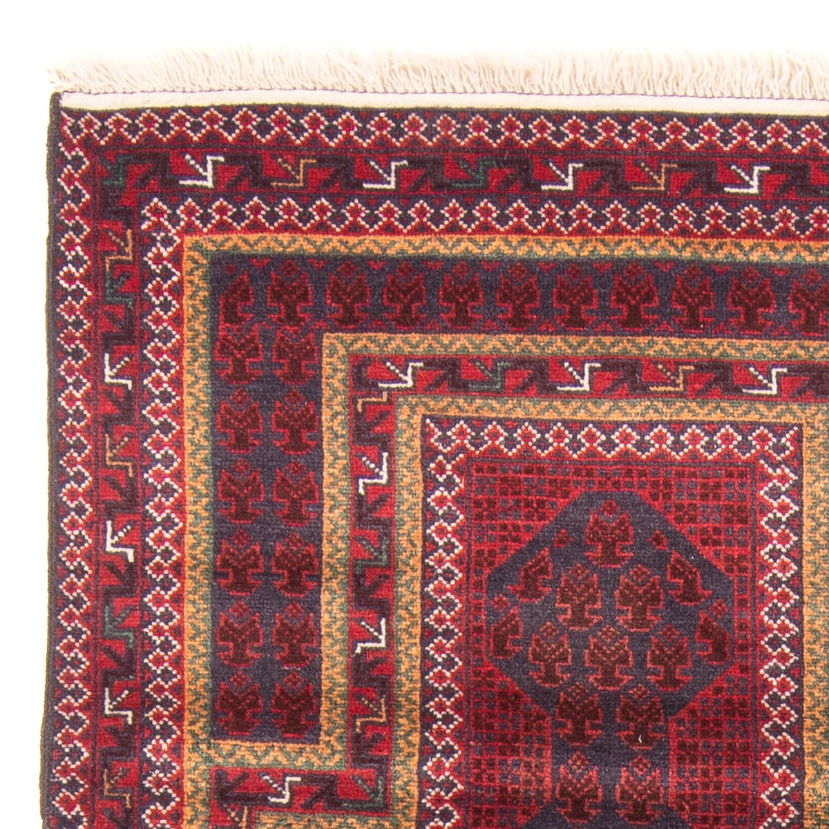 Belutsch Teppich 80x141cm - Orientteppich - dunkelblau