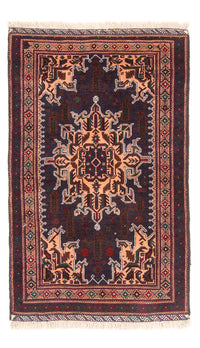 Belutsch Teppich 89x150cm - Orientteppich - dunkelblau – product image