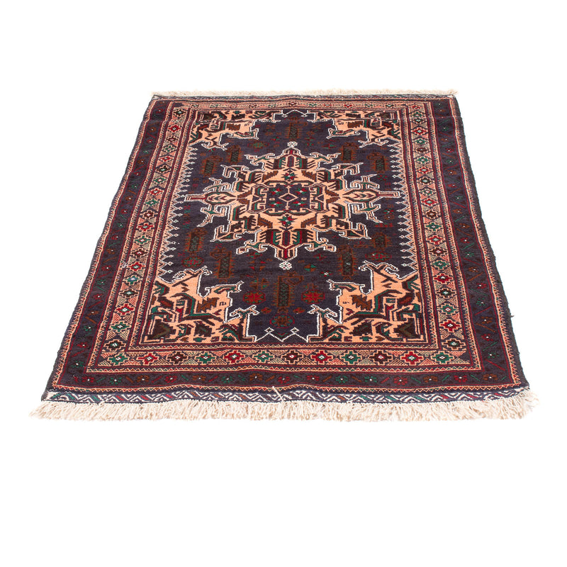 Belutsch Teppich 89x150cm - Orientteppich - dunkelblau