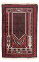 Belutsch Teppich - Gebetsteppich - 86 x 130 cm - dunkelblau