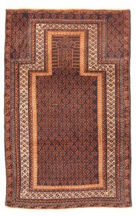 Belutsch Teppich 91x147cm - Orientteppich - dunkelblau – product image