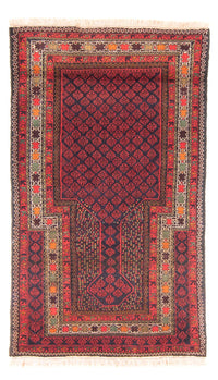 Belutsch Teppich 90x157cm - Orientteppich - dunkelblau – product image