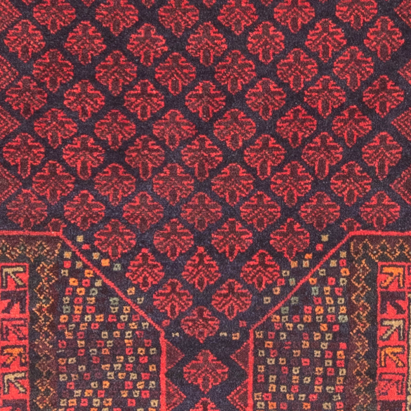 Belutsch Teppich 90x157cm - Orientteppich - dunkelblau