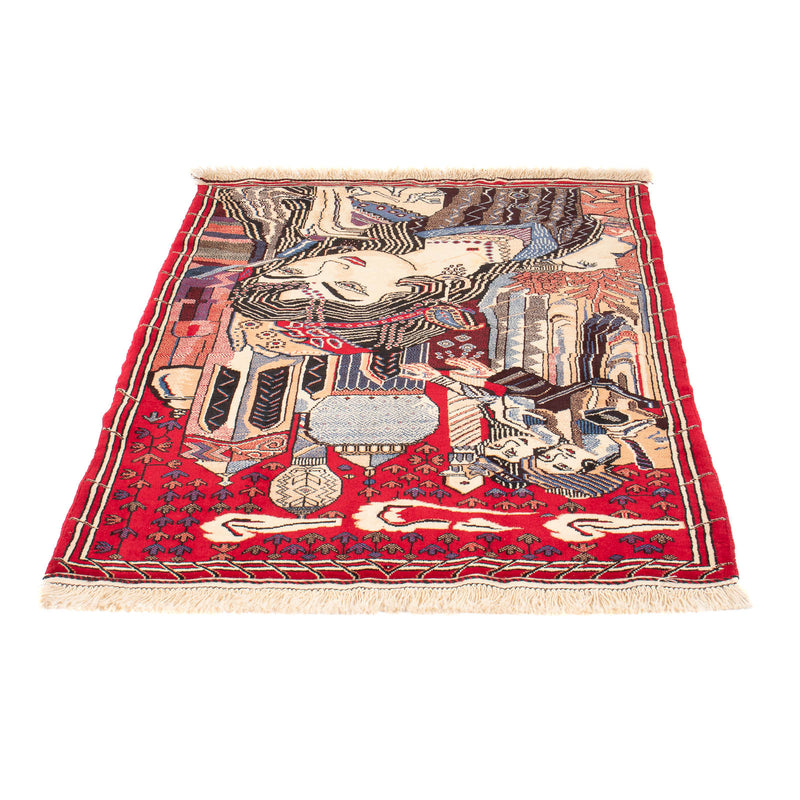 Belutsch Teppich 89x124cm - Orientteppich - mehrfarbig