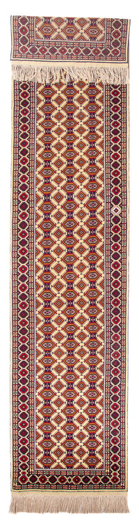 Afghan Teppich 90x390cm - Orientteppich - beige – product image
