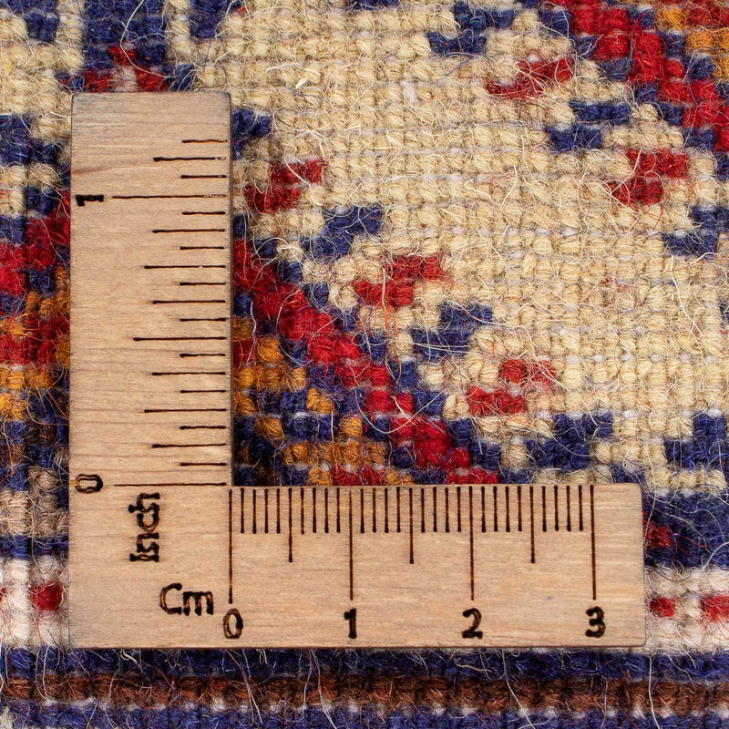 Afghan Teppich 90x390cm - Orientteppich - beige
