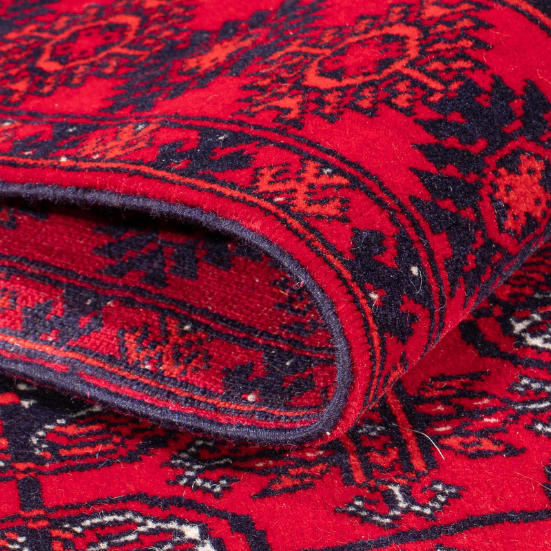 Afghan Teppich 85x258cm - Orientteppich - rot